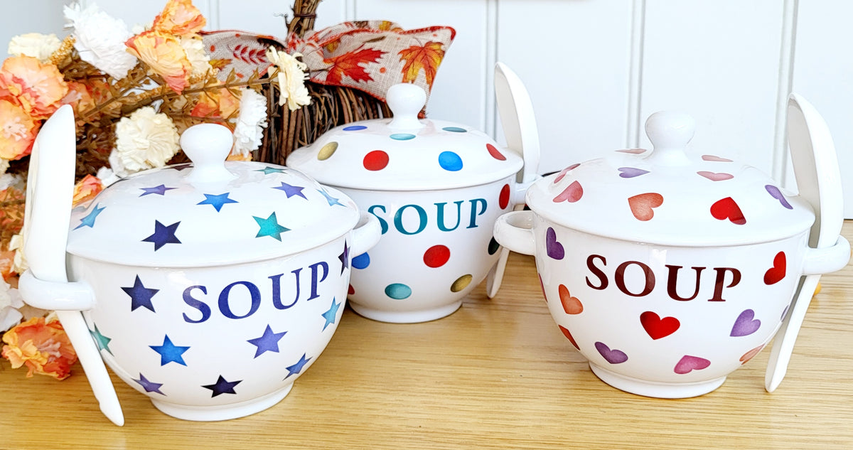 Patterned Lidded Soup Bowl – EllieGrey