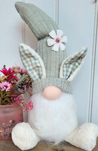 Gingham Springtime Bunny Gonk