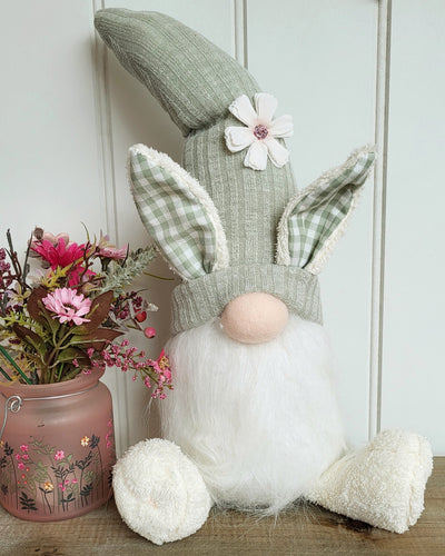 Gingham Springtime Bunny Gonk
