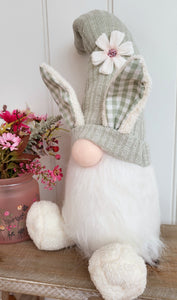 Gingham Springtime Bunny Gonk