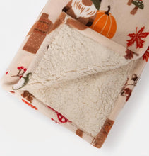 Load image into Gallery viewer, Autumn Gonk Sherpa Throw