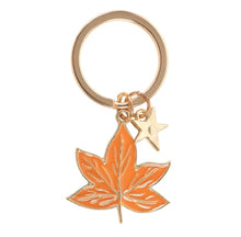 Load image into Gallery viewer, Autumn Leaf Keyring