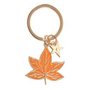 Autumn Leaf Keyring