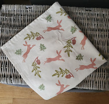 Load image into Gallery viewer, Hare Hand printed Tea towels