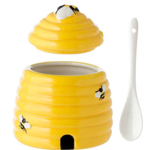 Load image into Gallery viewer, Beehive Pot with Spoon