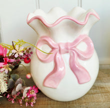 Load image into Gallery viewer, White and Pink Bow Burner