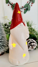 Load image into Gallery viewer, White LED Santa with Red Hat