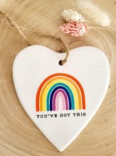 Load image into Gallery viewer, Rainbow Heart hanger