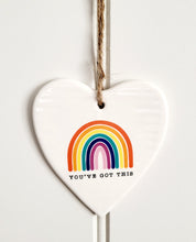 Load image into Gallery viewer, Rainbow Heart hanger