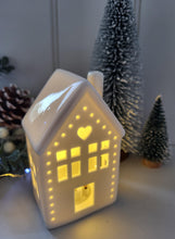 Load image into Gallery viewer, Nordic Ceramic LED Christmas Houses