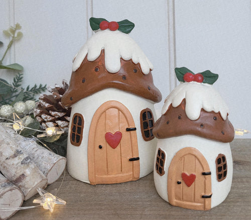 Christmas Pudding Houses