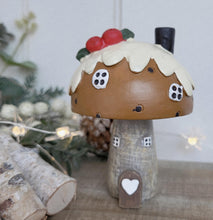 Load image into Gallery viewer, Christmas Pudding Mushroom House