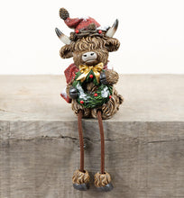 Load image into Gallery viewer, Highland Cow for Christmas