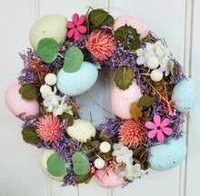 Load image into Gallery viewer, Easter Egg and Flower Wreath