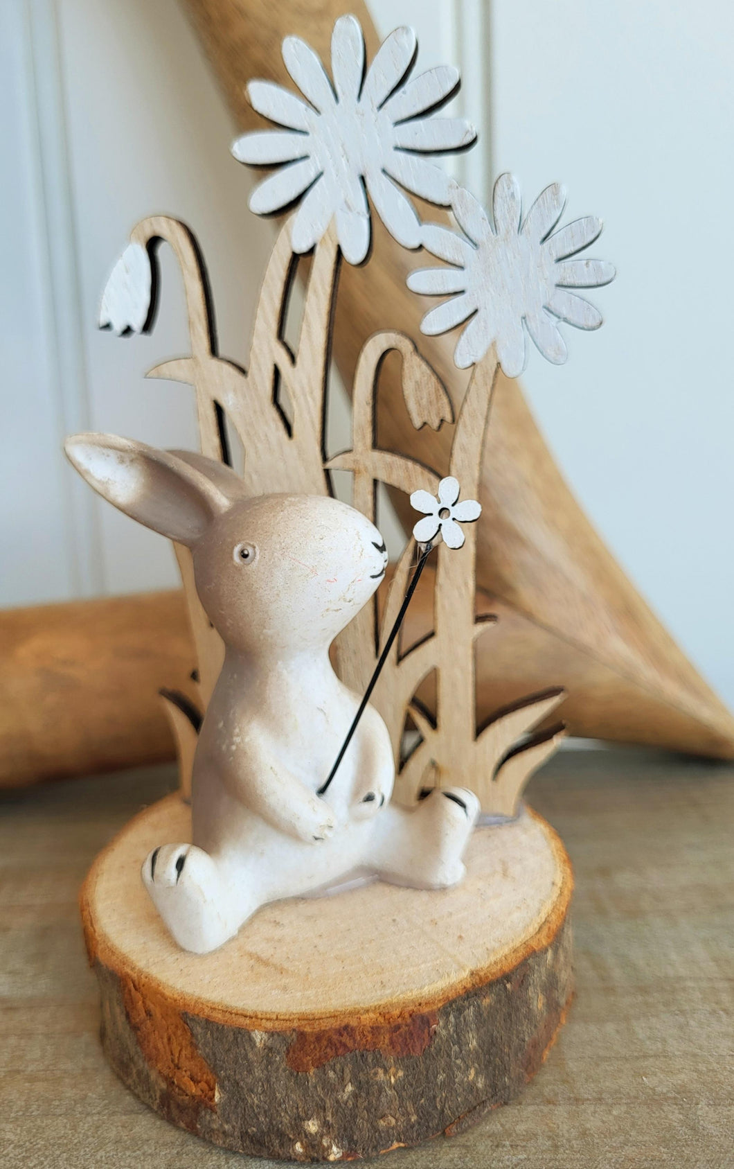 Log Slice Bunny Scene