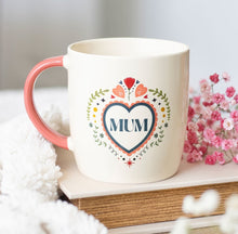 Load image into Gallery viewer, Folk Heart Mum Mug