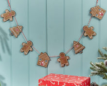 Load image into Gallery viewer, Gingerbread Bunting