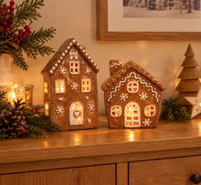 Load image into Gallery viewer, Gingerbread Cottages Pair