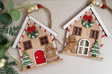 Load image into Gallery viewer, Gingerbread House hangers