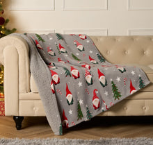 Load image into Gallery viewer, Christmas Gonk Sherpa Throw