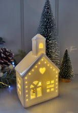 Load image into Gallery viewer, Nordic Ceramic LED Christmas Houses