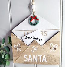 Load image into Gallery viewer, Wooden Letter to Santa