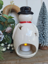 Load image into Gallery viewer, The Snowman Tea light Holder