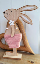 Load image into Gallery viewer, Wooden Flower Bunnies