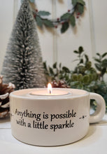 Load image into Gallery viewer, Dual purpose tea light/candle holder with Handle