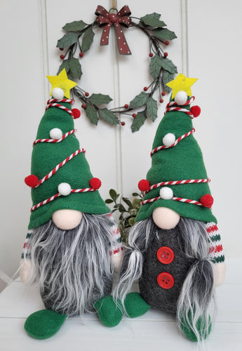 Mr and Mrs Christmas Tree Gonk