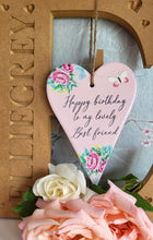 Load image into Gallery viewer, Ceramic Birthday Heart Hanger