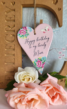 Load image into Gallery viewer, Ceramic Birthday Heart Hanger