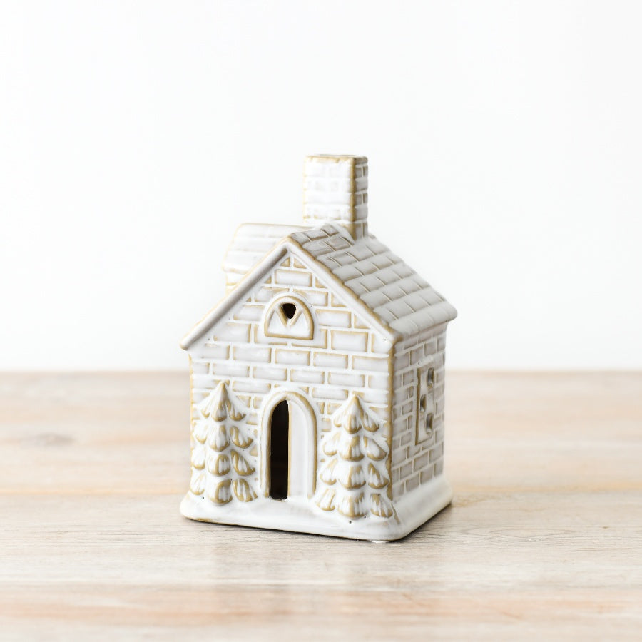 Glazed LED Christmas House and Cottage