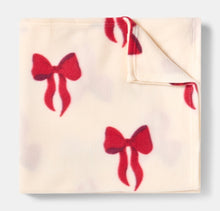 Load image into Gallery viewer, Red Bow Throw