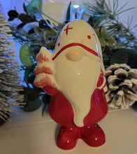 Load image into Gallery viewer, Red and White Ceramic Gonks