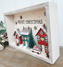 Load image into Gallery viewer, Merry Christmas Village Scene