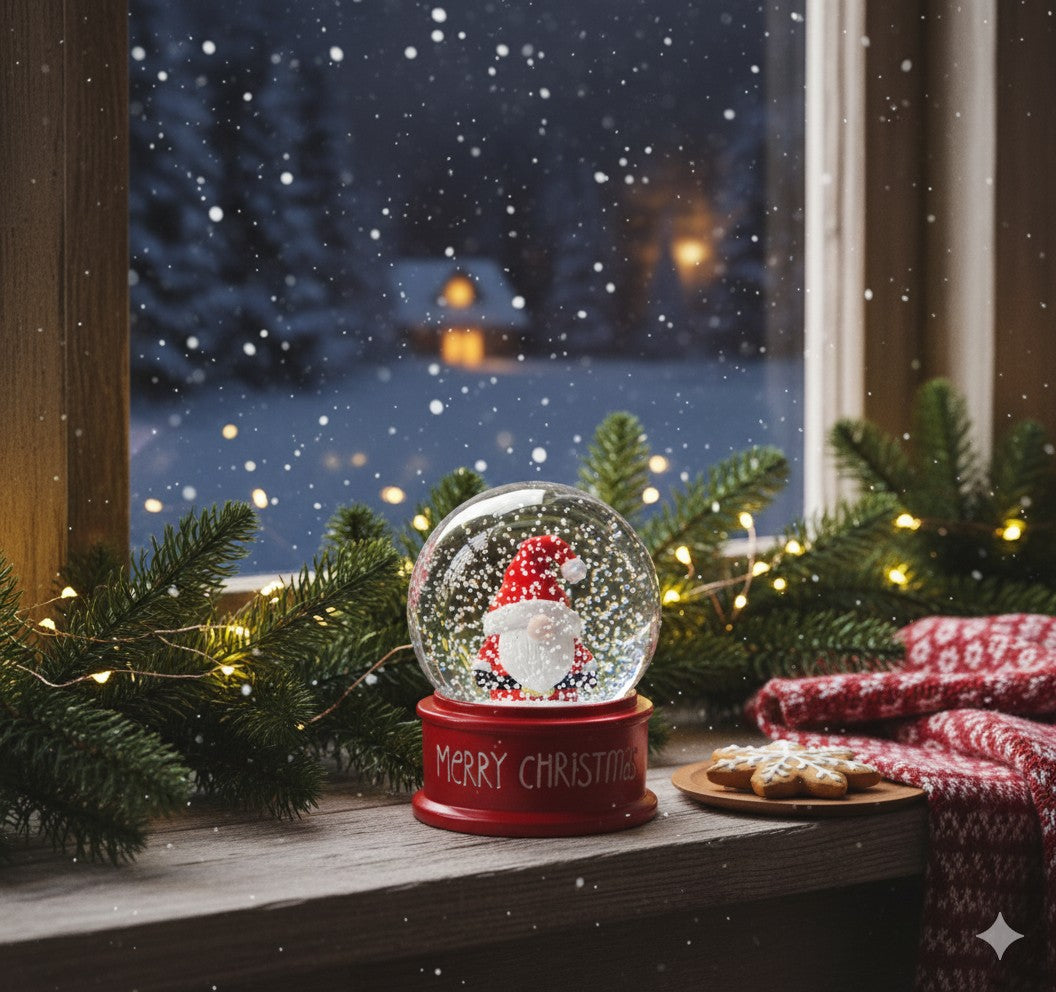 Santa Snow Globe