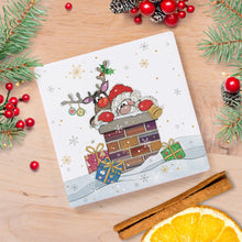 Load image into Gallery viewer, Santa and Rudolf on the Roof Mug and Coaster