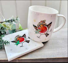 Load image into Gallery viewer, Funny Robin Mug and Coaster