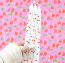 Load image into Gallery viewer, Set of 3 Heart Cherry Candles