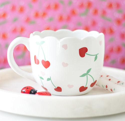 Cherry Heart Mug
