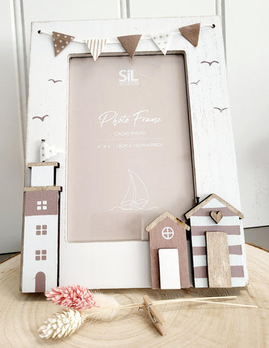 Beach Huts Picture Frame