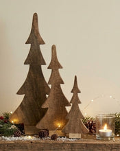 Load image into Gallery viewer, Set of Three Mango Wood Trees