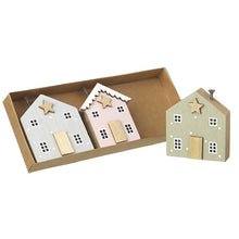 Load image into Gallery viewer, Wooden Star Houses