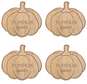 Pumpkin Coasters