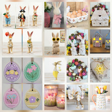 Load image into Gallery viewer, Easter Egg and Flower Wreath