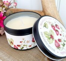 Load image into Gallery viewer, Strawberry  Fields Candle Tin