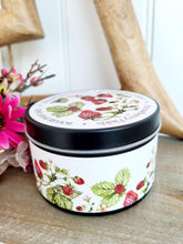 Load image into Gallery viewer, Strawberry  Fields Candle Tin