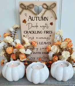 Pumpkin Tea light Holder