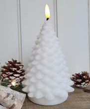 Load image into Gallery viewer, Christmas tree white faux candle